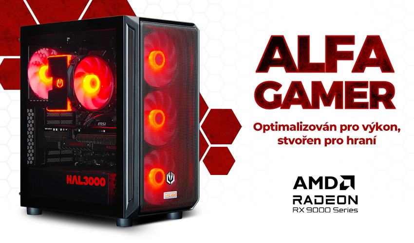 HAL3000 Alfa Gamer - verze AMD RX 9000