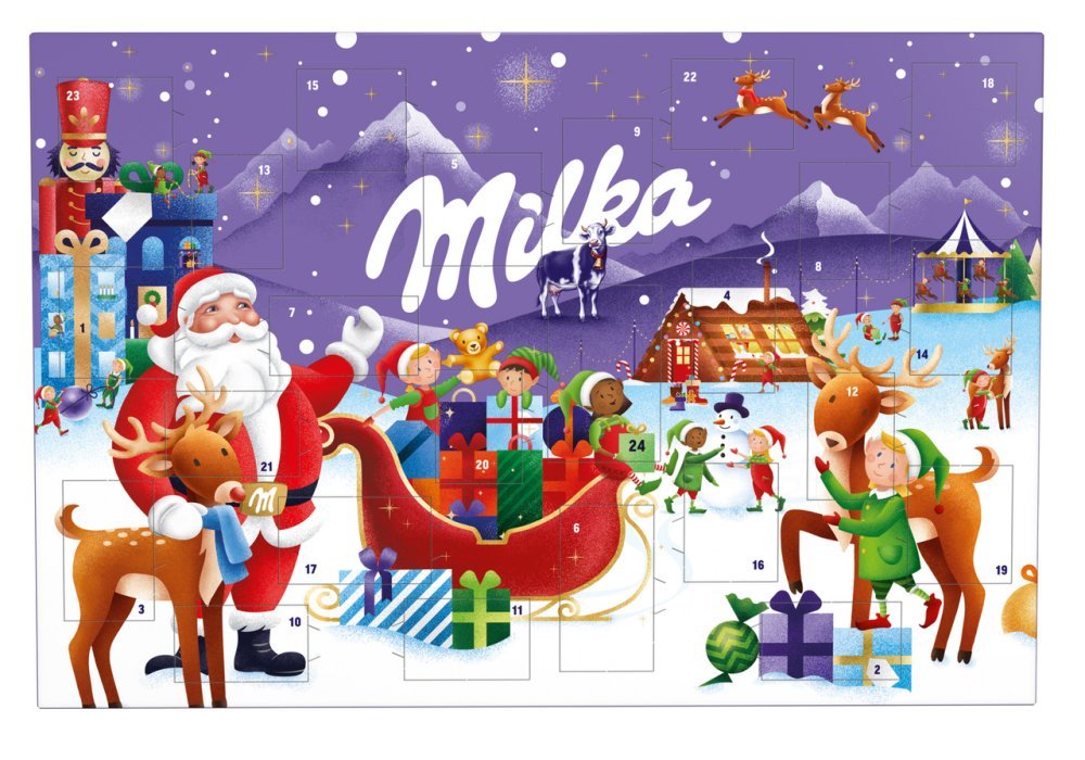 Milka adventní kalendář