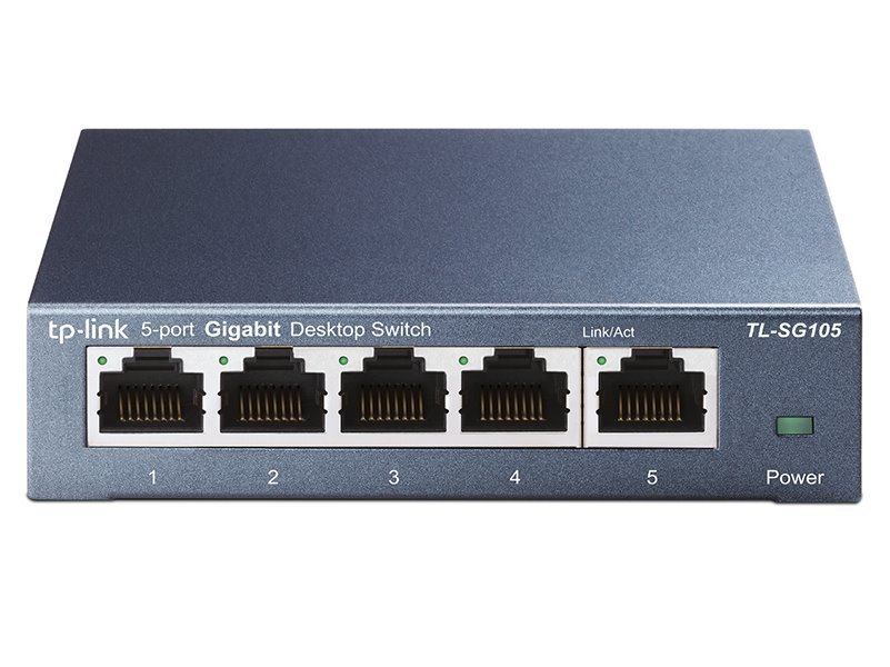 TP-Link TL-SG105 / switch 5x 10/100/1000Mbps/ metal - GREEN  TL-SG105
