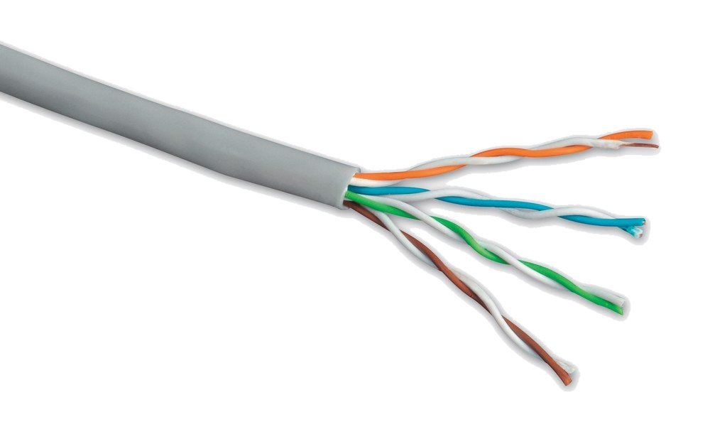 Kabel UTP licna c5e Solarix 305m šedá PVC