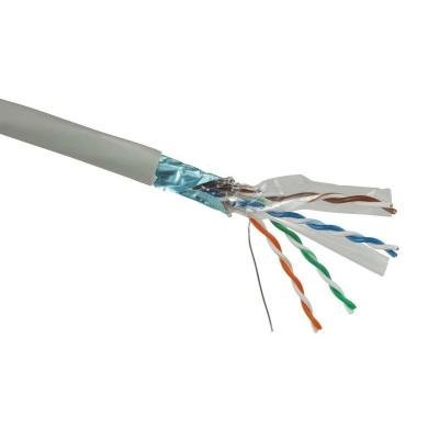 Kabel FTP drát c6 4páry návin 500m Solarix PVC