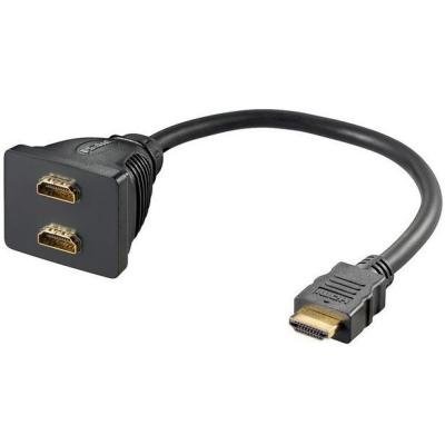 PremiumCord rozdvojka HDMI M - 2x F konektory