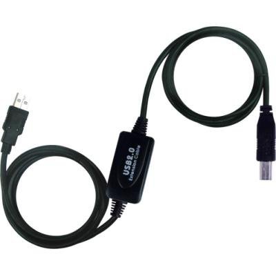 Cable USB2.0 A-B 10m extension, active (A-M/B-M)