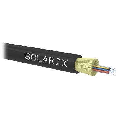 Solarix optical cable DROP1000  16 f. 9/125 SM LSZH universal, 500m, black