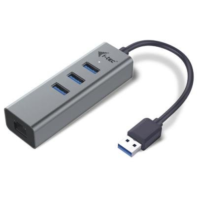 I-TEC Metal 3 porty USB 3.0 + RJ-45