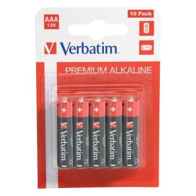 Baterie Verbatim AAA alkalické 10ks 