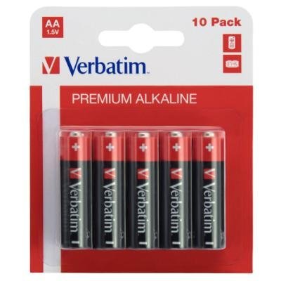Baterie Verbatim AA alkalické 10ks 