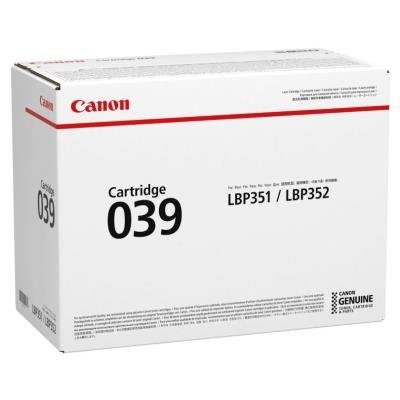 Canon originální toner CRG-039 Černý, pro LBP351dn,352dn,i-SENSYS LBP351x