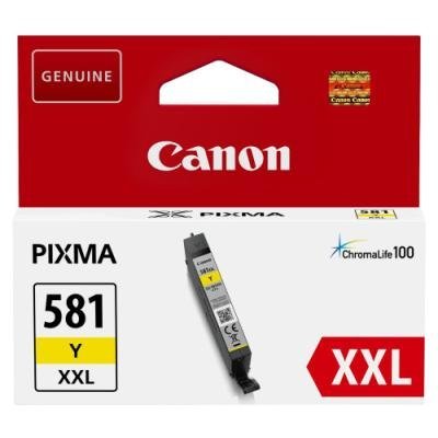 Canon inkoustová náplň CLI-581XXL/ žlutá/ 11,7 ml