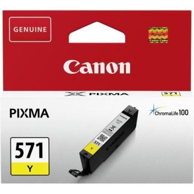 Inkoustová náplň Canon CLI-571Y žlutá