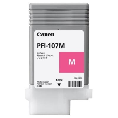 Canon inkoustová náplň PFI-107m/ purpurová/ 130ml