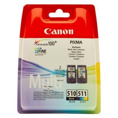 Inkoustová náplň Canon PG-510 + CL-511 CMYK