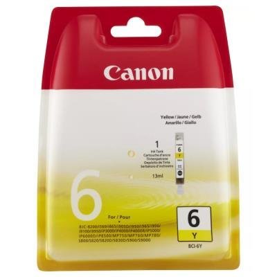 Canon BCI-6Y - cartridge yellow, S800