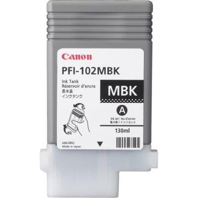 Inkoustová náplň Canon PFI-102MBK matná černá