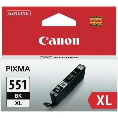 Inkoustová náplň Canon CLI-551Bk XL černá