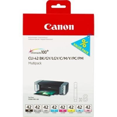 Inkoustová náplň Canon CLI-42 multipack 8 barev