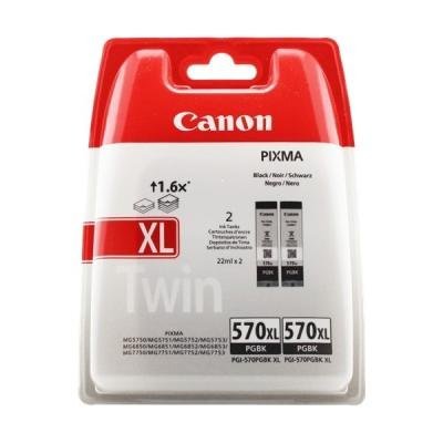 Inkoustová náplň Canon PGI-570PGBKXL černá 2 ks