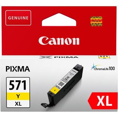 Inkoustová náplň Canon CLI-571Y XL žlutá