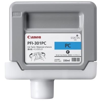 Inkoustová náplň Canon PFI-301PC foto azurová
