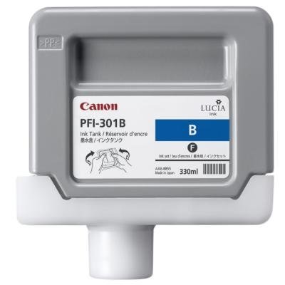 Inkoustová náplň Canon PFI-301B azurová