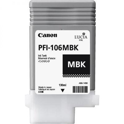 Inkoustová náplň Canon PFI-106MBK matná černá