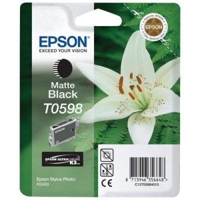 Epson C13T059840 - ink. náplň matteblack, Stylus R2400