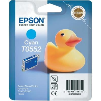 Inkoustová náplň Epson T0552 azurová