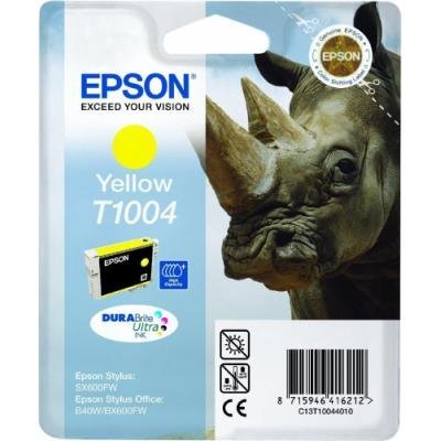 Inkoustová náplň Epson T1004 žlutá