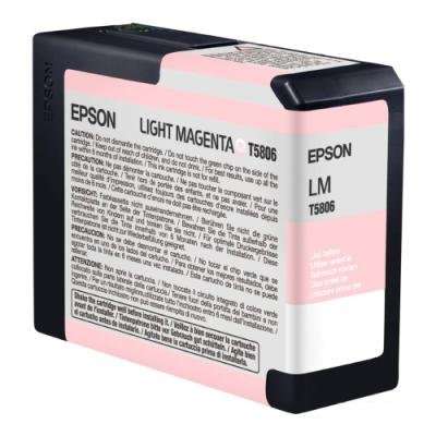 Inkoustová náplň Epson T5806 světlá purpurová