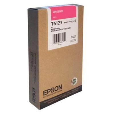 Inkoustová náplň Epson T6123 purpurová