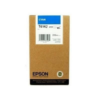 Inkoustová náplň Epson T6142 azurová