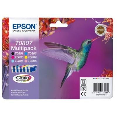 Inkoustová náplň Epson T0807 multipack