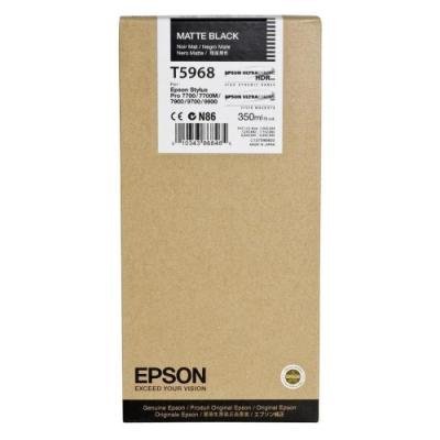 Inkoustová náplň Epson T5968 matná černá