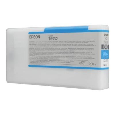 Inkoustová náplň Epson T6532 azurová