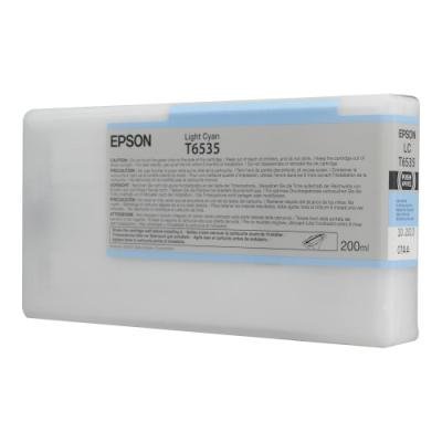 Inkoustová náplň Epson T6535 světlá azurová