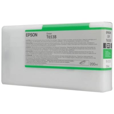 Inkoustová náplň Epson T653B zelená