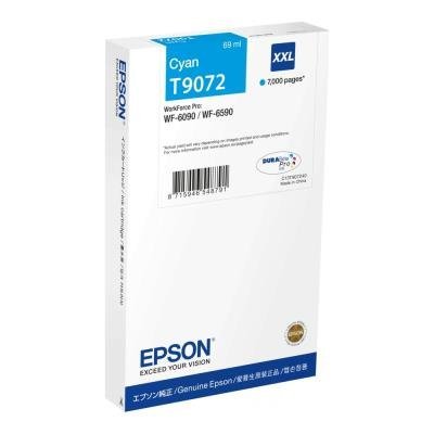Inkoustová náplň Epson T9072 XXL azurová