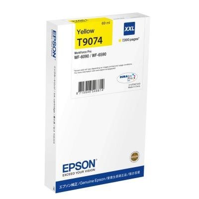Inkoustová náplň Epson T9074 XXL žlutá