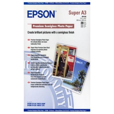 Fotopapír Epson Premium Semigloss A3+ 20ks