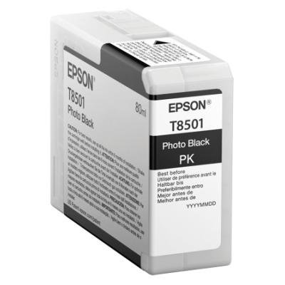 Inkoustová náplň Epson T8501 foto černá