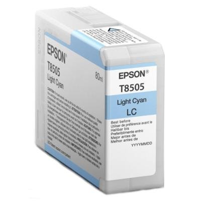 Inkoustová náplň Epson T8505 světle azurová