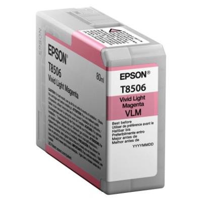 Inkoustová náplň Epson T8506 světle purpurová