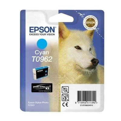 Inkoustová náplň Epson T0962 azurová