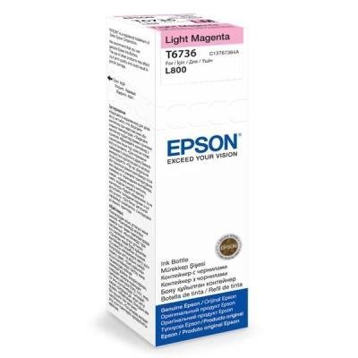 Inkoustová náplň Epson T6736 světlá červená