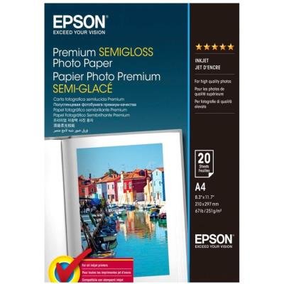 Epson Photo Premium Semigloss A4 20ks