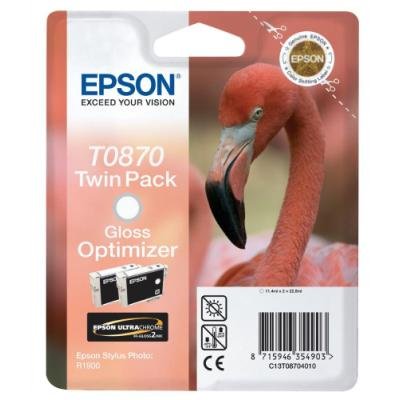 Inkoustová náplň Epson T0870 optimizér lesku 