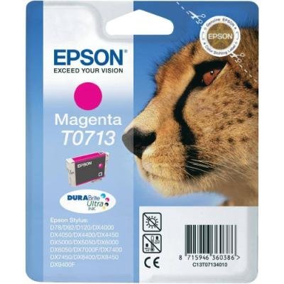 Epson inkoustová náplň/ Singlepack T0713 DURABrite Ultra Ink/ Magenta