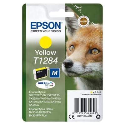 Inkoustová náplň Epson T1284 žlutá