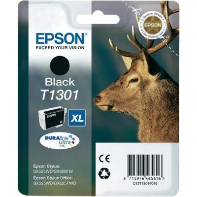 Epson inkoustová náplň/ Singlepack T1301 DURABrite Ultra Ink/ Černá