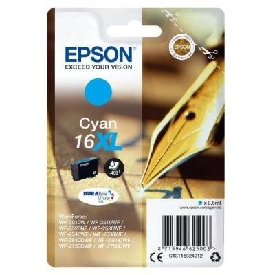 Inkoustová náplň Epson T1632 azurová